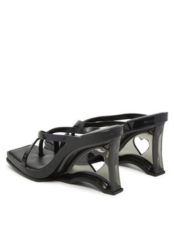 melissa - Melissa Japonki Glass Heel Ad 35801 Czarny. Kolor: czarny