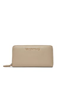 VALENTINO - Valentino Duży Portfel Damski Divina VPS1R4155G Beżowy. Kolor: beżowy. Materiał: skóra