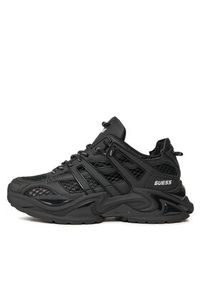 Guess Sneakersy Belluna FLJBLL ELE12 Czarny. Kolor: czarny. Materiał: skóra