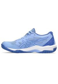 Buty siatkarskie damskie Asics 1072A093401. Zapięcie: sznurówki. Kolor: szary, wielokolorowy. Materiał: materiał, syntetyk. Szerokość cholewki: normalna