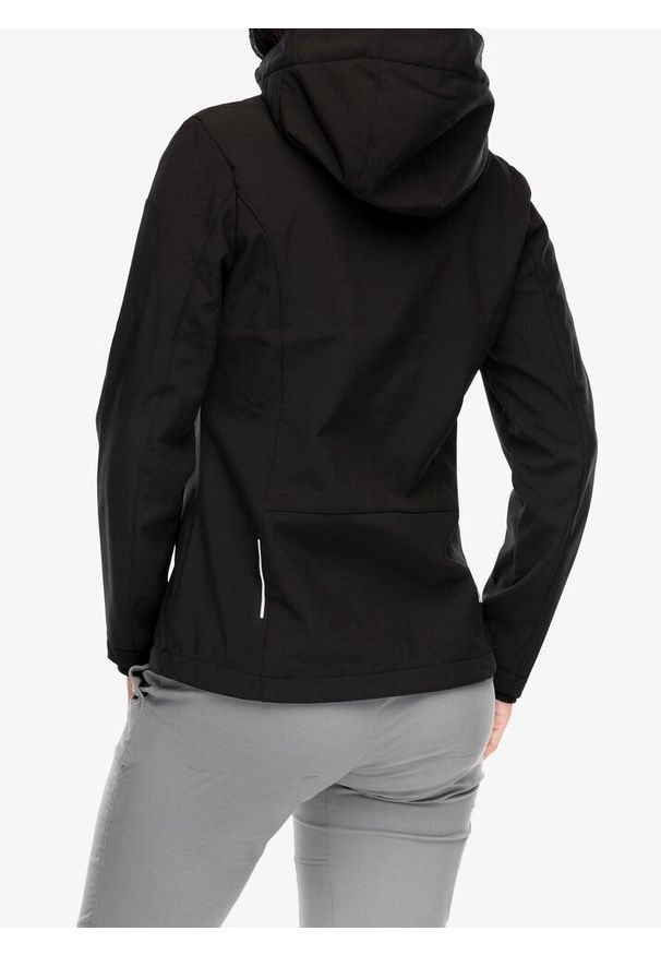Kurtka softshell damska CMP Wilma Jacket Zip Hood. Kolor: czarny. Materiał: softshell