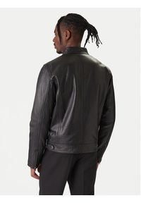 TOMMY HILFIGER - Tommy Hilfiger Kurtka skórzana Racer MW0MW41961 Czarny Regular Fit. Kolor: czarny. Materiał: skóra #2