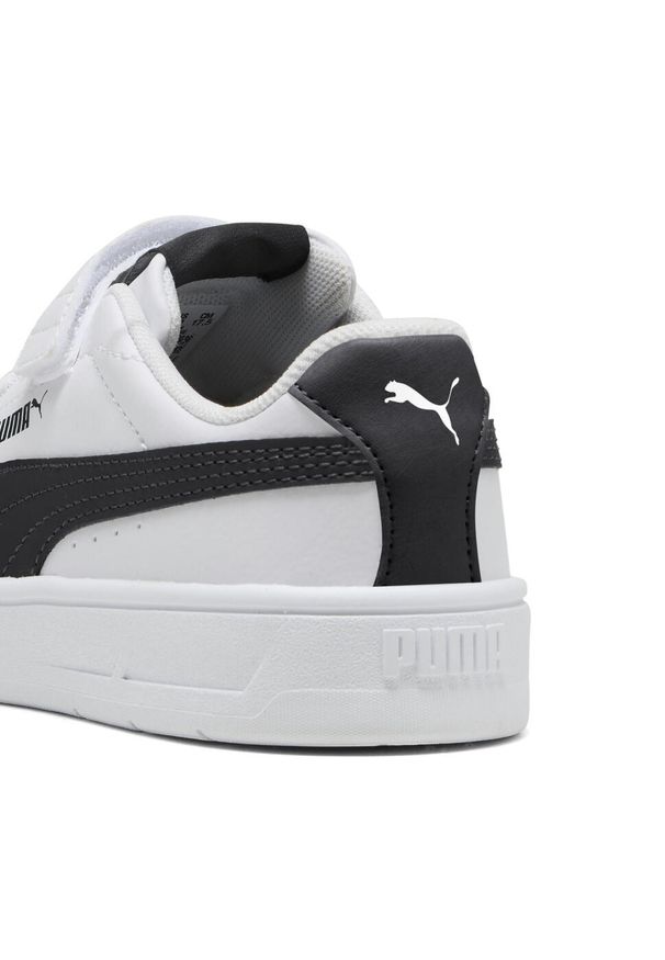 Puma - Dziecięce sneakersy Court Classic Clean PUMA White Black. Kolor: czarny, biały, wielokolorowy. Sport: turystyka piesza