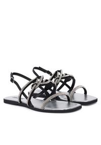 Karl Lagerfeld - KARL LAGERFELD Sandały Olympia II KL87425C Czarny. Kolor: czarny. Materiał: skóra #2