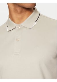 Calvin Klein Polo K10K114130 Beżowy Regular Fit. Typ kołnierza: polo. Kolor: beżowy. Materiał: bawełna