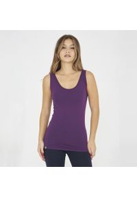 LEGEA - Top treningowy damski RAITA fioletowy. Kolor: fioletowy. Materiał: materiał. Sport: fitness #1