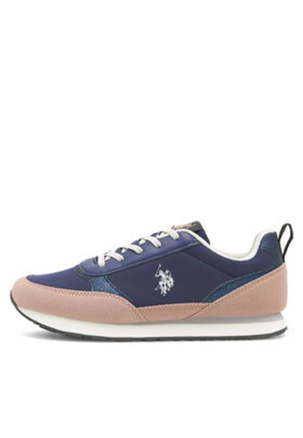 U.S. Polo Assn. Sneakersy NOBIK013 Granatowy. Kolor: niebieski. Materiał: materiał