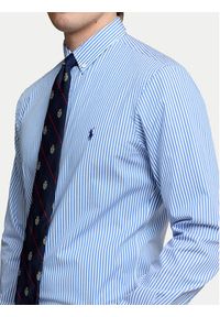 Polo Ralph Lauren Koszula 710929344001 Niebieski Slim Fit. Typ kołnierza: polo. Kolor: niebieski. Materiał: bawełna #2