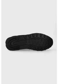 Reebok sneakersy zamszowe kolor czarny. Nosek buta: okrągły. Zapięcie: sznurówki. Kolor: czarny. Materiał: zamsz #5