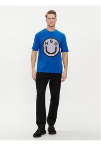 Hugo T-Shirt Nimper 50513189 Niebieski Regular Fit. Kolor: niebieski. Materiał: bawełna #3