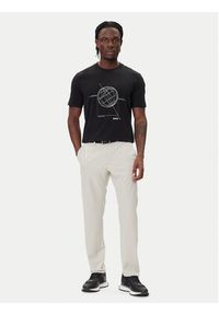 BOSS T-Shirt League GRX 50549413 Czarny Relaxed Fit. Kolor: czarny. Materiał: bawełna #4
