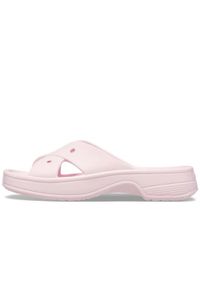 Sandały Damskie Crocs Classic Z Paskiem Krzyżowym Damskie. Zapięcie: pasek. Kolor: różowy. Sezon: lato #1