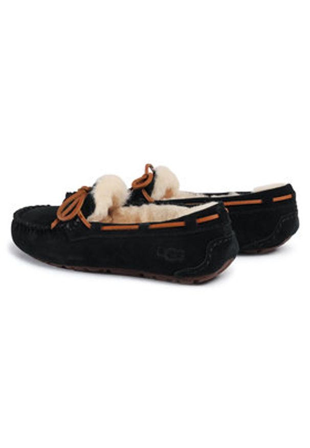 Ugg Kapcie W Dakota 1107949 Czarny. Kolor: czarny. Materiał: skóra