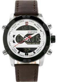 NoName - Zegarek ZEGAREK MĘSKI NAVIFORCE - NF9097 (zn043a) - brown/silver #1