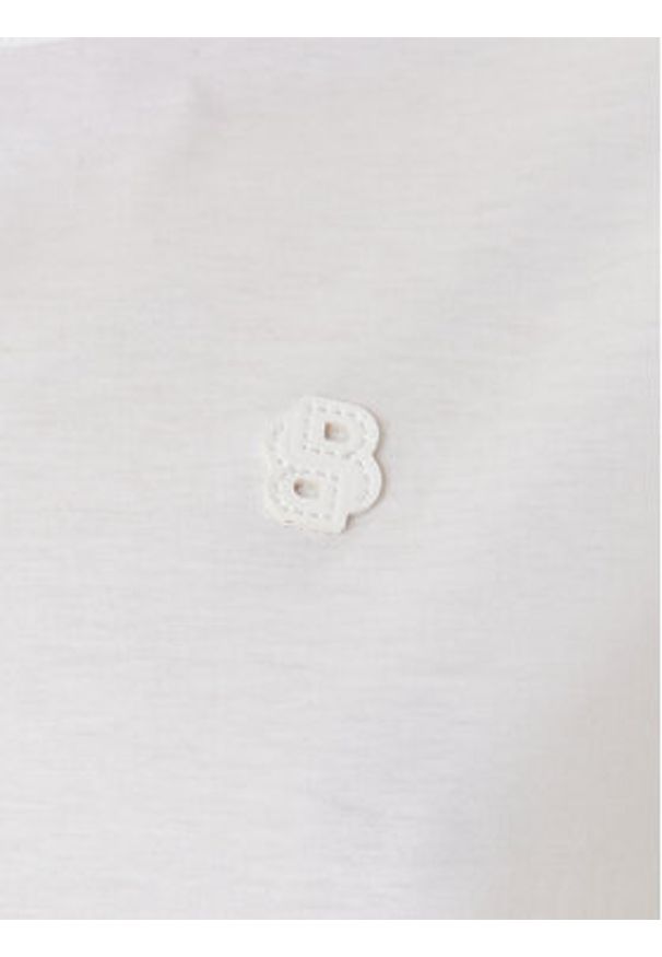 BOSS T-Shirt Eventsa8 50545671 Biały Slim Fit. Kolor: biały. Materiał: bawełna