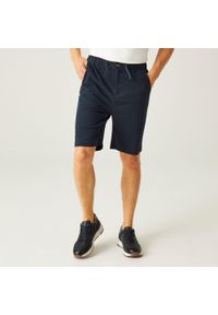 Regatta - Męskie spodenki chino Aldan Casual. Kolor: niebieski. Materiał: bawełna, materiał. Sport: turystyka piesza #1