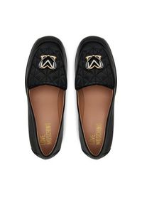 Love Moschino - LOVE MOSCHINO Loafersy JA10032G1MIE0000 Czarny. Kolor: czarny. Materiał: skóra #5