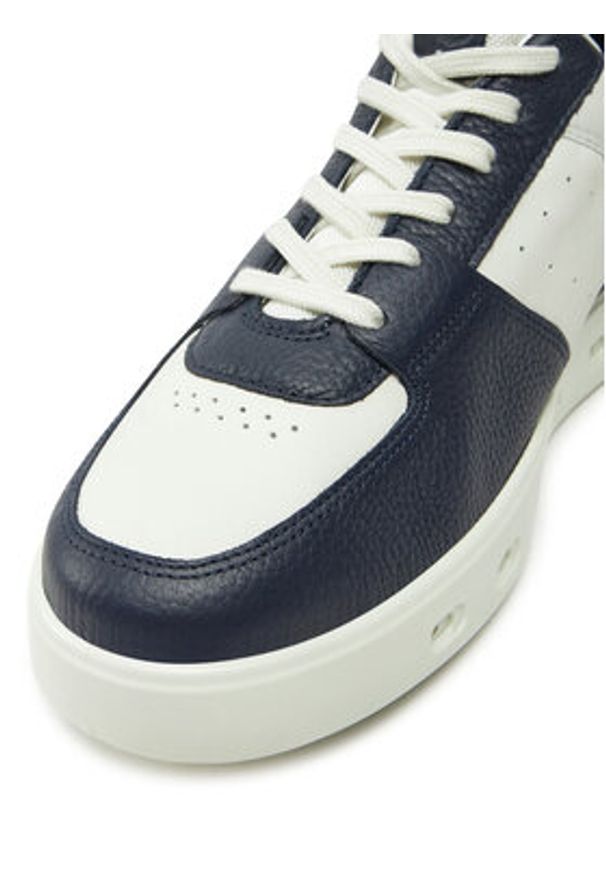 ecco - ECCO Sneakersy Street 720 M 52081453326 Niebieski. Kolor: niebieski. Materiał: skóra