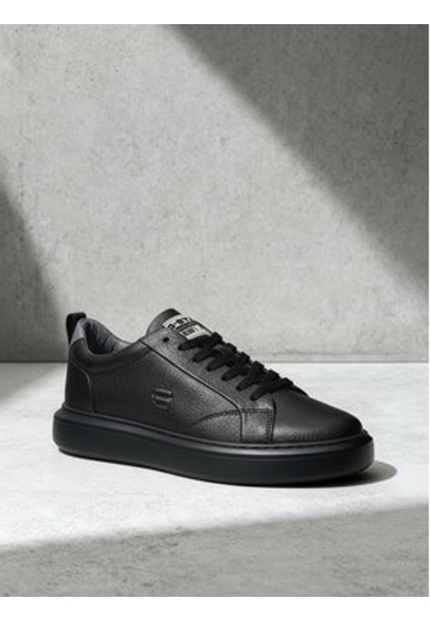 G-Star RAW - G-Star Raw Sneakersy EO-LONDON-04 MI08 Czarny. Kolor: czarny. Materiał: skóra