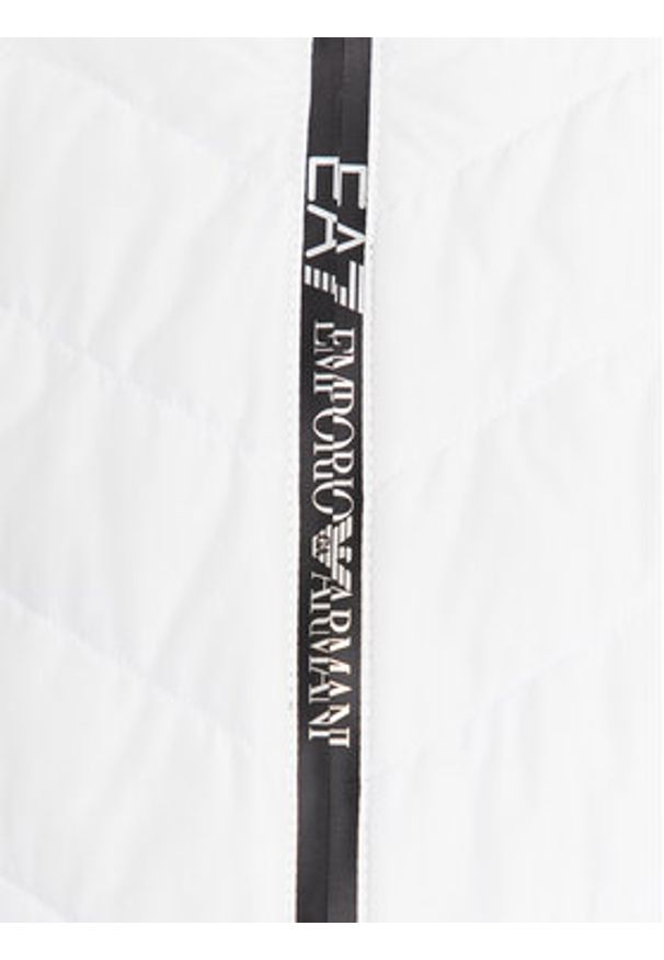 EA7 Emporio Armani Kurtka puchowa 8NPB13 PNE1Z 1100 Biały Regular Fit. Kolor: biały. Materiał: syntetyk, puch