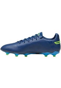 Buty piłkarskie Puma King Pro FG/AG M 107566 02 niebieskie. Kolor: niebieski. Materiał: materiał, dzianina. Szerokość cholewki: normalna. Sport: piłka nożna #3