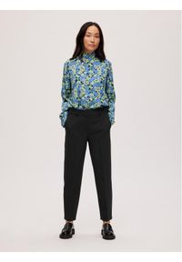 Selected Femme Spodnie materiałowe Rita-Ria 16089261 Czarny Regular Fit. Kolor: czarny. Materiał: materiał, syntetyk #1