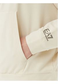 EA7 Emporio Armani Dres 7W000117 AF13135 U1079 Beżowy Regular Fit. Kolor: beżowy. Materiał: bawełna