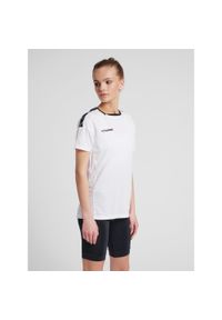 Hummel KOSZULKA DAMSKA T-shirt hmlAUTHENTIC POLY JERSEY WOMAN. Kolor: biały. Materiał: jersey. Sport: taniec, joga i pilates