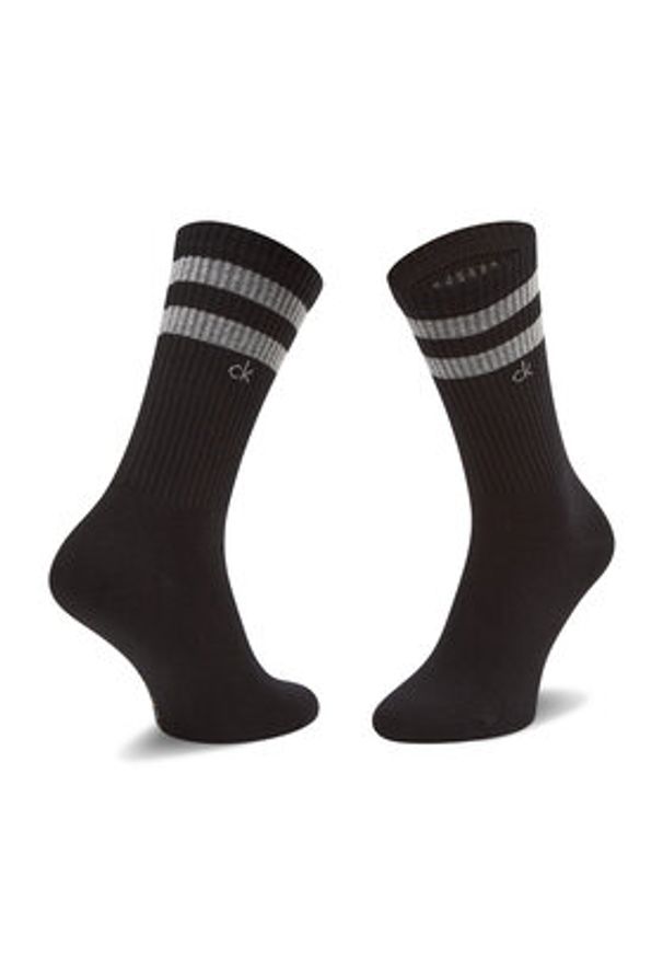 Calvin Klein Skarpety długie 701218711 Czarny. Kolor: czarny. Materiał: materiał