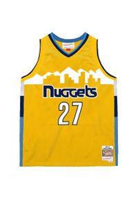 Mitchell & Ness - Koszulka NBA Denver Nuggets Jamal Murray 2017. Kolor: żółty. Sport: koszykówka
