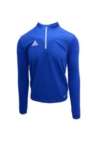 Adidas - Bluza piłkarska męska adidas Entrada 22 Training Top. Kolor: biały, wielokolorowy, niebieski. Sport: piłka nożna