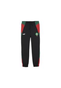 Puma - Spodnie dresowe Maroc 2023. Kolor: czarny, zielony, czerwony, wielokolorowy. Materiał: dresówka #1