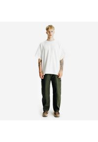 Decathlon - Spodnie 7/8 męskie Woven. Kolor: zielony, brązowy, wielokolorowy. Materiał: bawełna, poliester, materiał