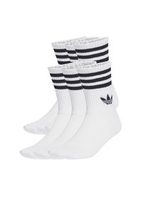Adidas - Zestaw 6 par wysokich skarpet unisex adidas. Kolor: biały