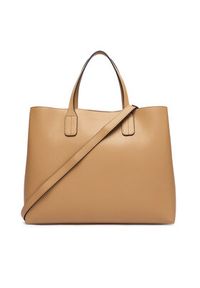 TOMMY HILFIGER - Tommy Hilfiger Torebka Th Icon Satchel AW0AW18723 Khaki. Kolor: brązowy. Materiał: skórzane #2
