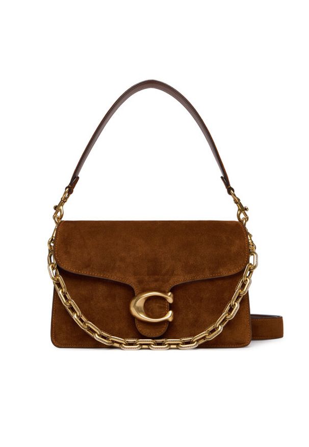 Coach Torebka Tabby CCK51 Brązowy. Kolor: brązowy. Materiał: zamszowe, skórzane