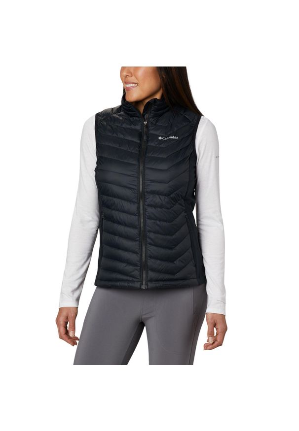 columbia - Kurtka uniwersalna damska Columbia Powder Pass. Kolor: wielokolorowy, czarny. Długość rękawa: bez rękawów. Sport: turystyka piesza