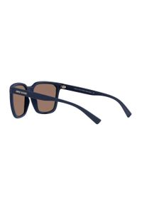 Armani Exchange - Okulary przeciwsłoneczne 0AX4108S. Kolor: niebieski. Materiał: materiał #4