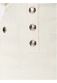 Morgan Spódnica mini 251-JABI Écru Slim Fit. Materiał: syntetyk #3