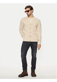 Selected Homme Kardigan Cody 16095620 Beżowy Relaxed Fit. Kolor: beżowy. Materiał: syntetyk #3