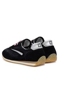 D.A.T.E. Sneakersy Athleta W441-AB-CO Czarny. Kolor: czarny. Materiał: skóra, zamsz #4