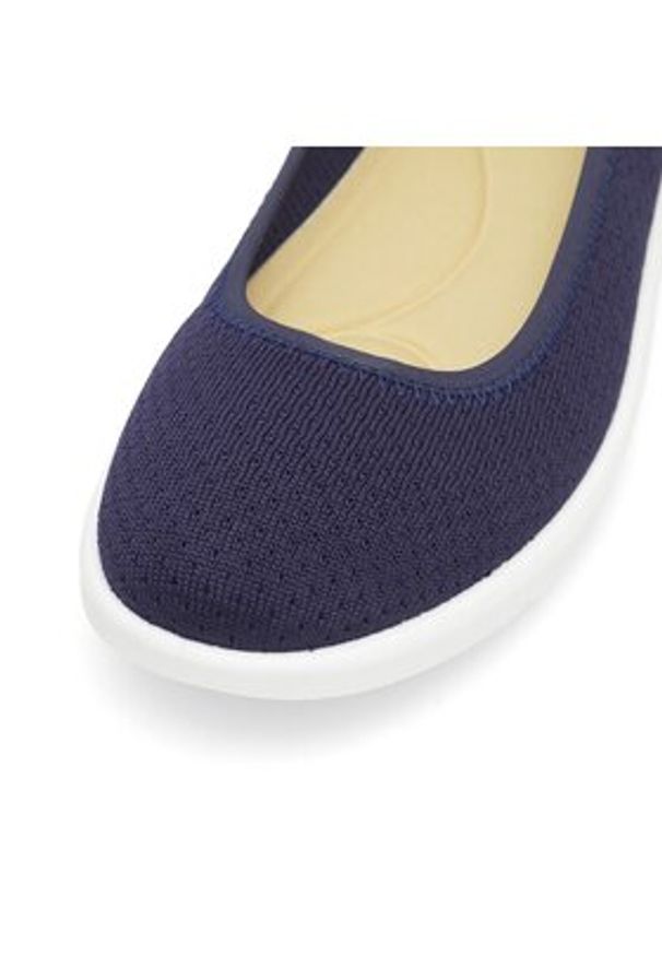 Clara Barson Baleriny Merle H20630-01 Granatowy. Kolor: niebieski. Materiał: materiał