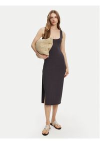 Billabong Sukienka dzianinowa EBJKD00114 Szary Regular Fit. Kolor: szary. Materiał: syntetyk #4