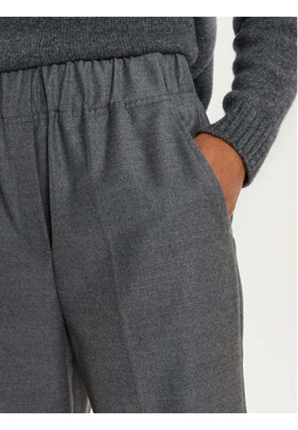 Weekend Max Mara Spodnie materiałowe Hateley 2425136052 Szary Regular Fit. Kolor: szary. Materiał: wełna