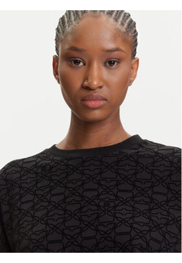 Hugo - HUGO Bluza 50545210 Czarny Regular Fit. Kolor: czarny. Materiał: bawełna