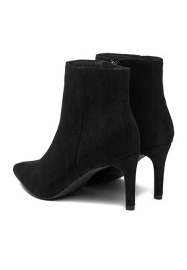 Jenny - JENNY Botki CEO-R25AW09002-B Czarny. Kolor: czarny. Materiał: materiał
