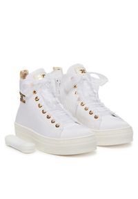 Elisabetta Franchi Sneakersy F4-A9E-0243 Biały. Kolor: biały. Materiał: materiał #5