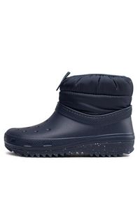 Crocs Botki Classic Neo Puff Shorty Boot W 207311 Granatowy. Kolor: niebieski