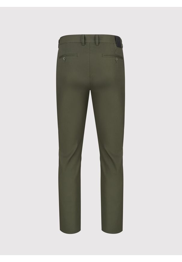 PAKO LORENTE – Zielone gładkie spodnie męskie P24SF-WX-003-Z-0 - Pako Lorente. Kolor: zielony. Materiał: bawełna. Wzór: gładki. Sezon: wiosna. Styl: klasyczny