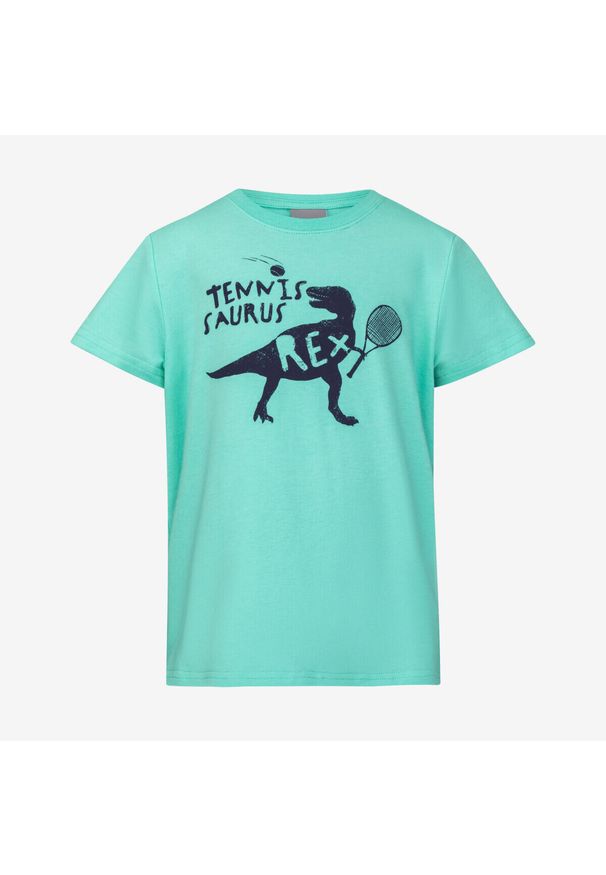 Head - T-Shirt chłopięcy TENNIS. Kolor: niebieski. Wzór: nadruk